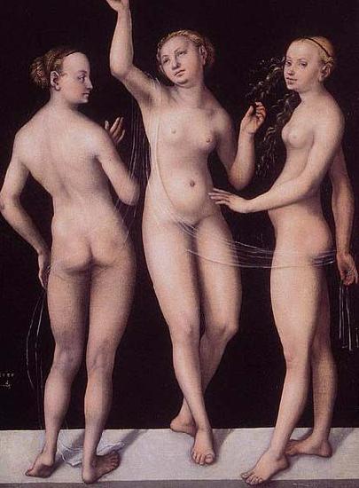 Lucas Cranach The Three Graces France oil painting art